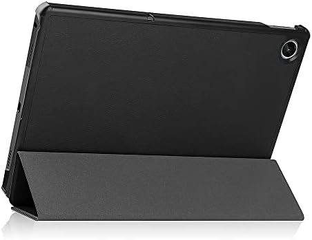 מארז פוליו של סהראקאס עבור Lenovo Tab M10 Plus [פגוש חסין זעזועים] הגנה מחוספסת אנטיסליפ אחיזת עור עמדות - שחור